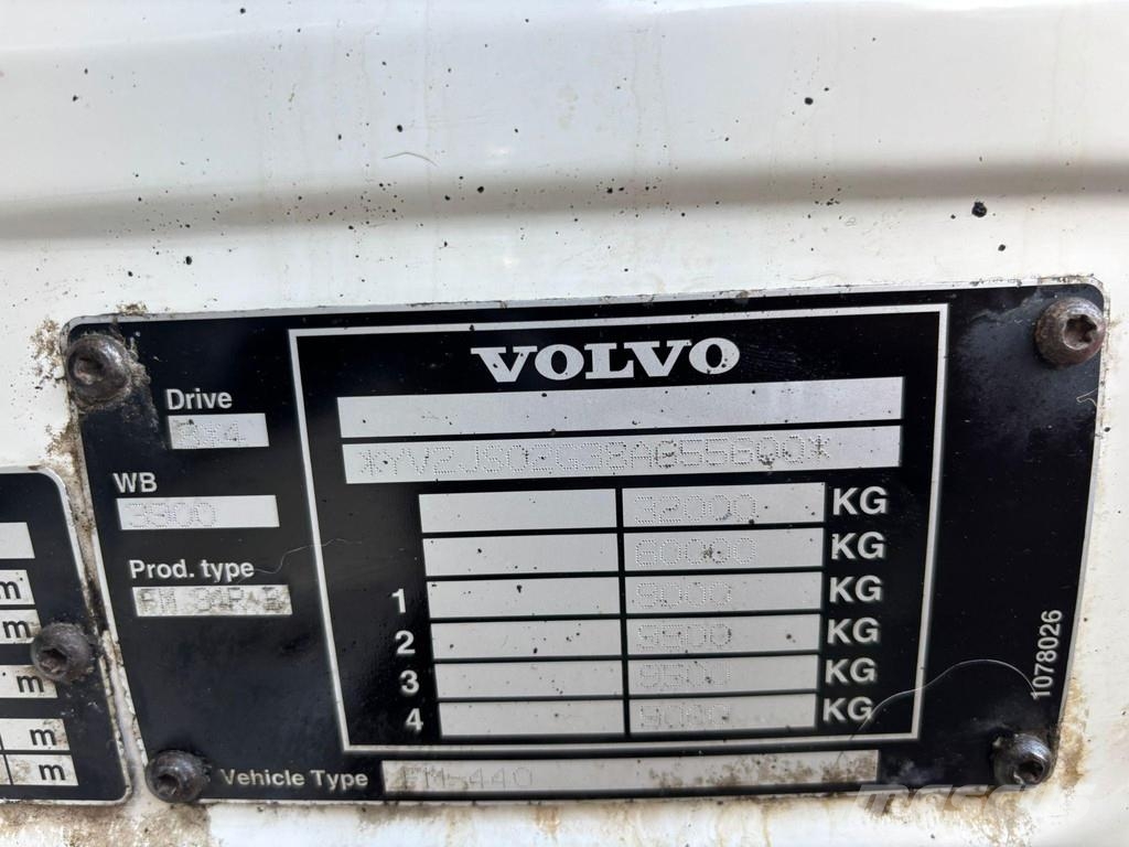 Volvo FM 440 8x4*4 PK 27002 / PALIFT L=5040 mm 起重機卡車