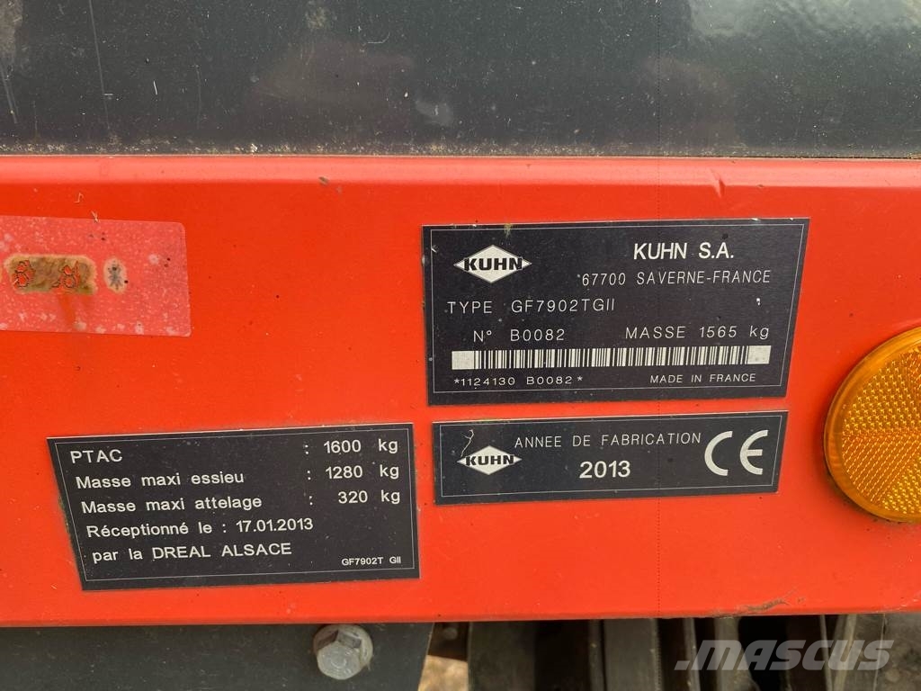 Kuhn GF 7902T GII Гребла и сенообръщачки