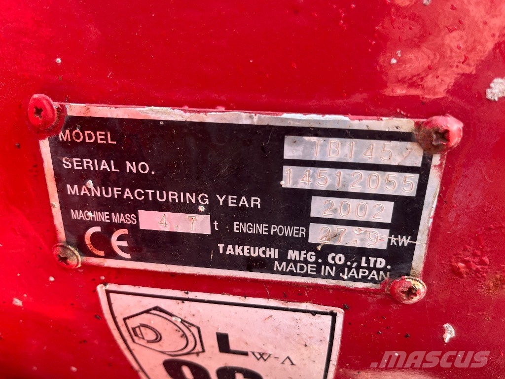 Takeuchi TB 145 Minikoparki
