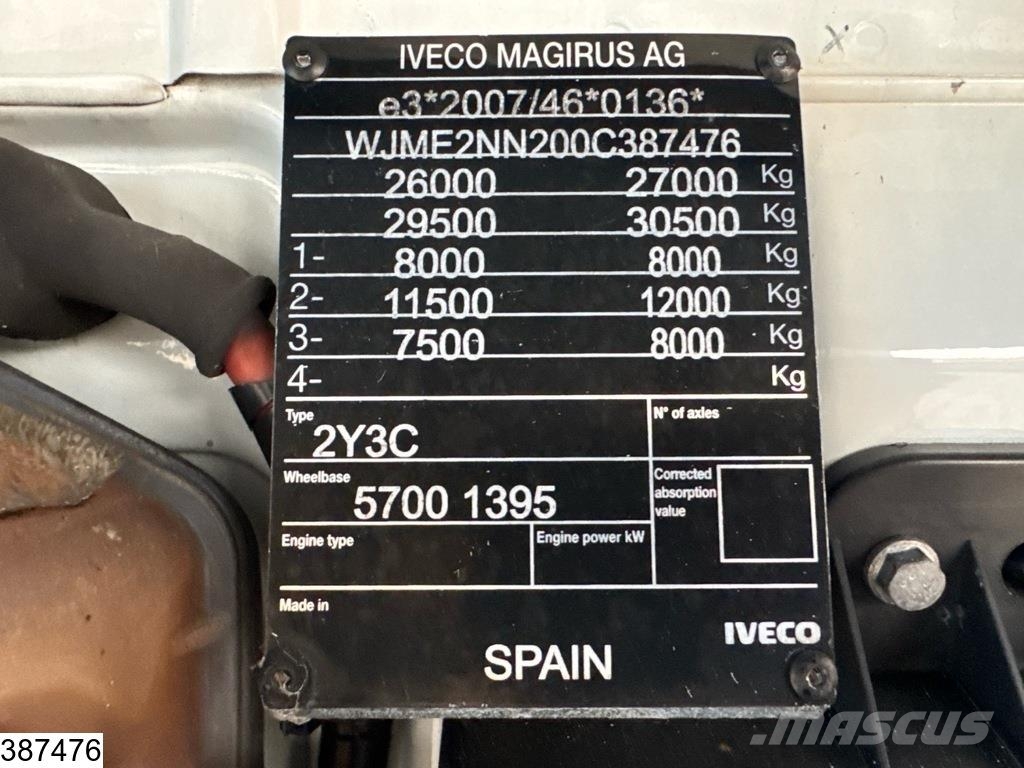 Iveco Stralis 330 CNG 6x2, EURO 6, Carrier Iceland, Dhol Kravas automašīnas - refrižeratori