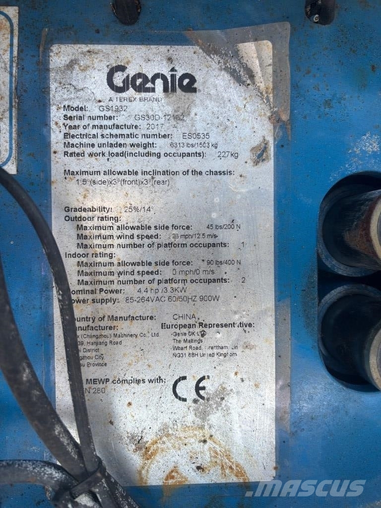 Genie GS 1932 Scissor lifts