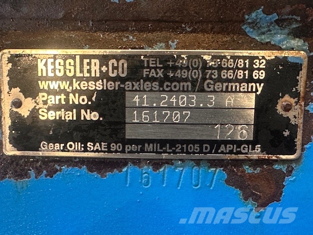 Fuchs MHL 340 Kessler 41.2403.3 A Nápravy