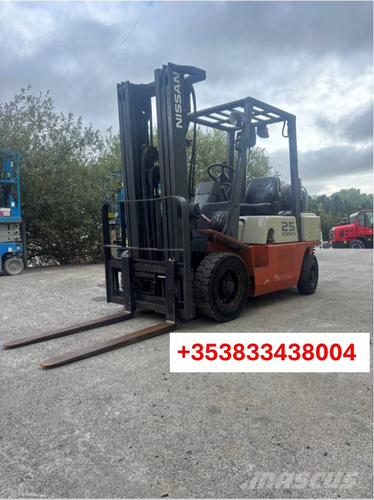 Nissan Gas powered LPG forklifts
