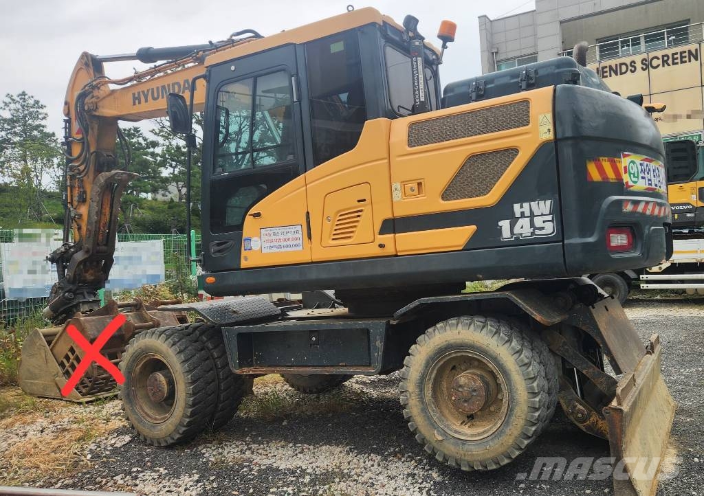 Hyundai HW 145 휠 굴삭기
