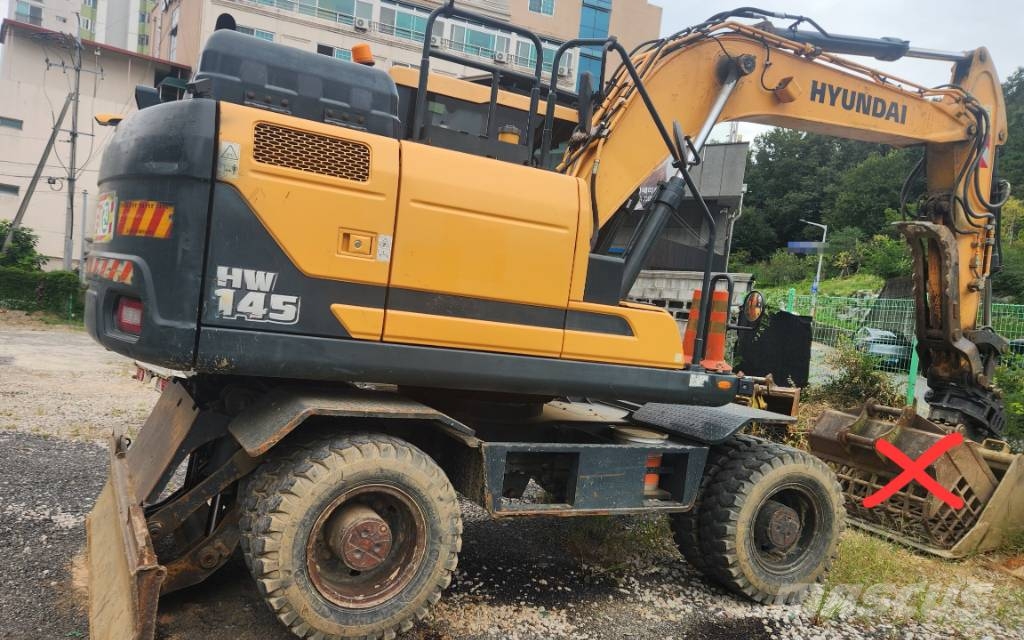 Hyundai HW 145 휠 굴삭기