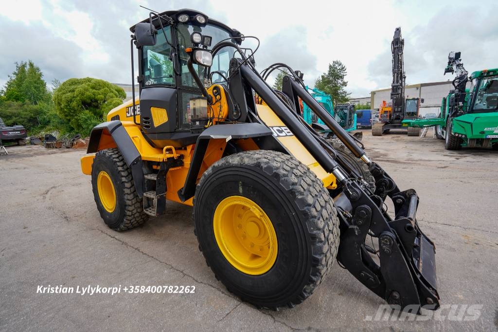 JCB 437HT VÄHÄN AJETTU, EI DPF/UREA لوادر بعجل