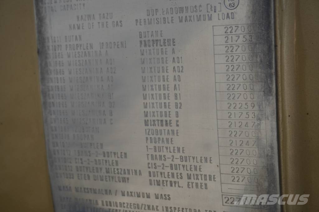 BC -LGC NCG-50 gas tank semi-trailer / ADR / 2023 Poluprikolice cisterne