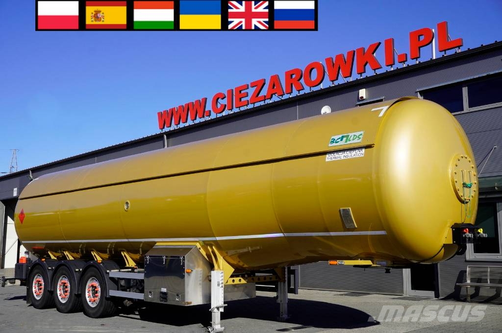 BC -LGC NCG-50 gas tank semi-trailer / ADR / 2023 Poluprikolice cisterne