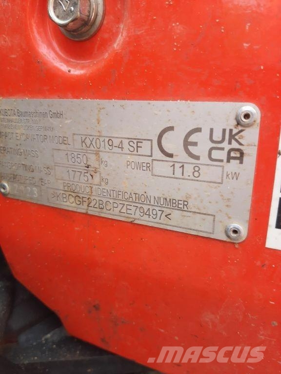 Kubota KX019-4 Mini excavators < 7t (Mini diggers)