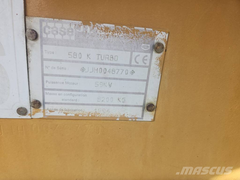 CASE 580 K Turbo Rovokopači