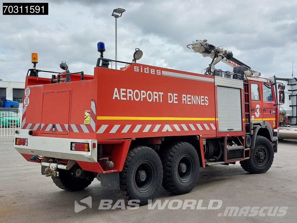 Renault G 340ti Maxter 6X6 Sides Crashtender 6x6 Big-Axle Bombeiros