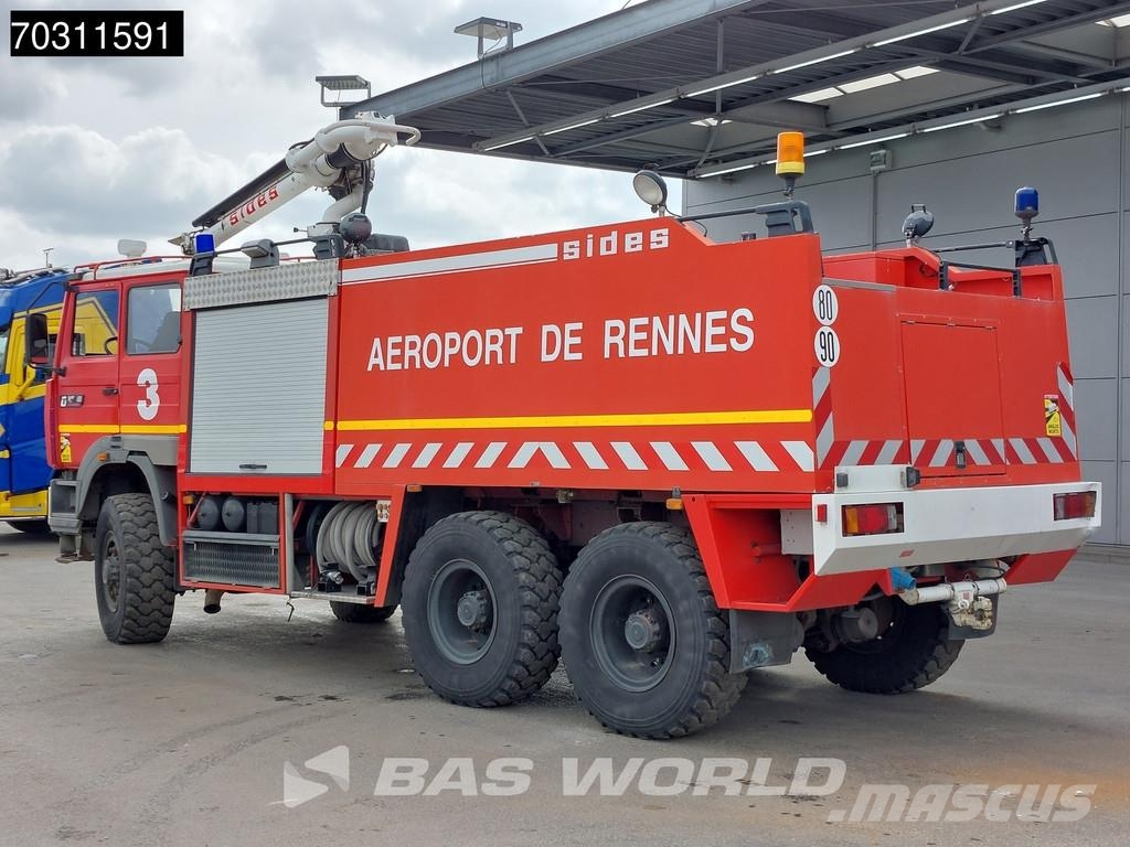 Renault G 340ti Maxter 6X6 Sides Crashtender 6x6 Big-Axle Bombeiros