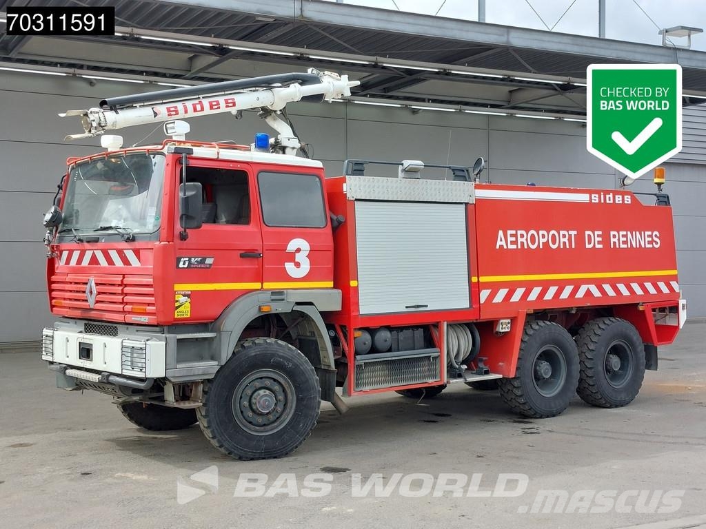 Renault G 340ti Maxter 6X6 Sides Crashtender 6x6 Big-Axle Bombeiros