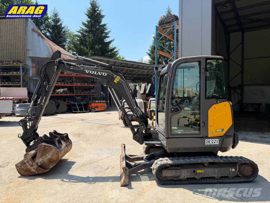 Volvo ECR 35 D حفارات صغيرة أقل من 7 طن (حفارات صغيرة)