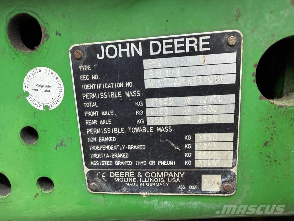 John Deere 7530 PowerQuad PQ / AutoQuad AQ Tractores