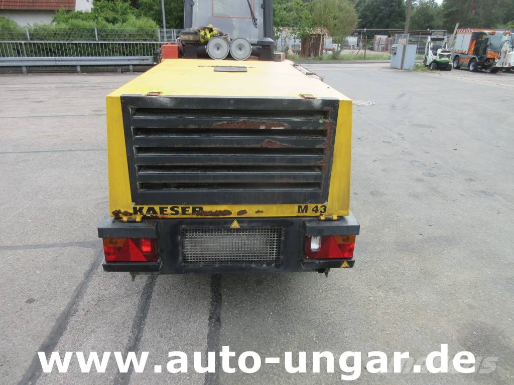 Kaeser M43 7 bar Kompressor mit Kubota Diesel 1.052 Std Compressors