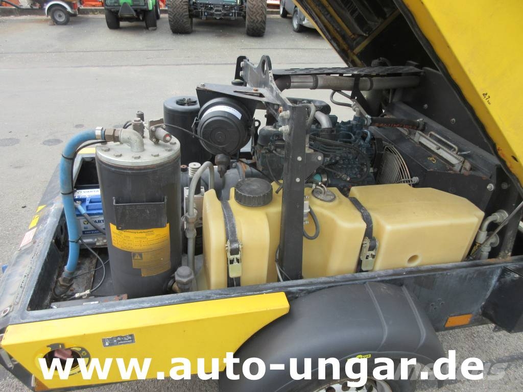 Kaeser M43 7 bar Kompressor mit Kubota Diesel 1.052 Std Compressors