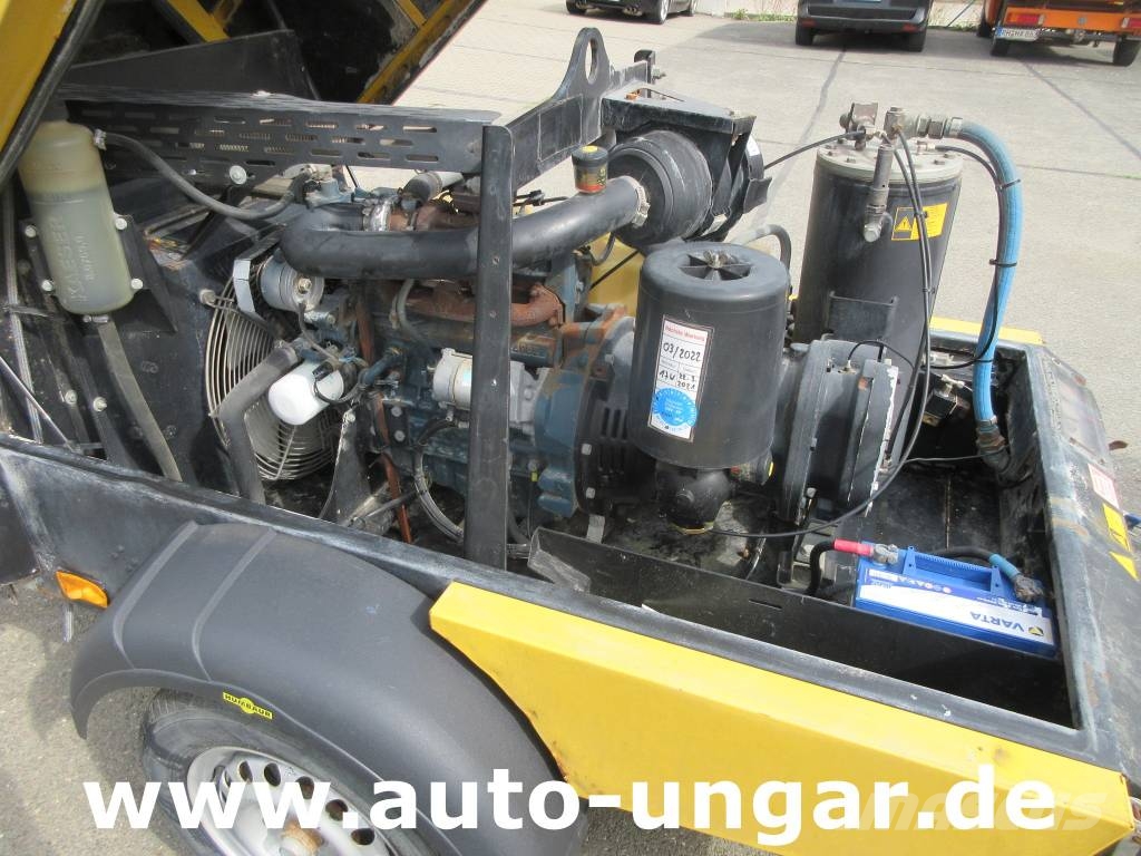 Kaeser M43 7 bar Kompressor mit Kubota Diesel 1.052 Std Compressors
