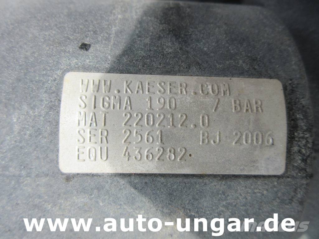 Kaeser M43 7 bar Kompressor mit Kubota Diesel 1.052 Std Compressors