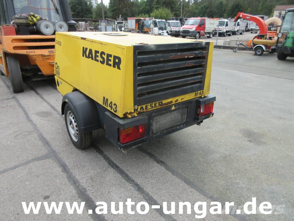 Kaeser M43 7 bar Kompressor mit Kubota Diesel 1.052 Std Compressors