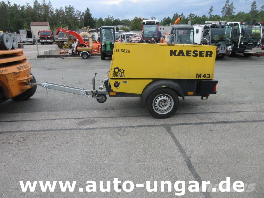 Kaeser M43 7 bar Kompressor mit Kubota Diesel 1.052 Std Compressors
