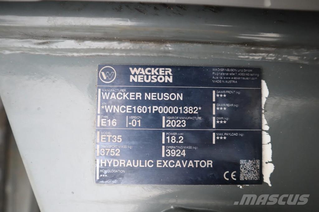 Wacker Neuson ET35 | VDS | 3X BUCKET | LOW HOURS! | QUICK COUPLE Mini ekskavatori < 7 t
