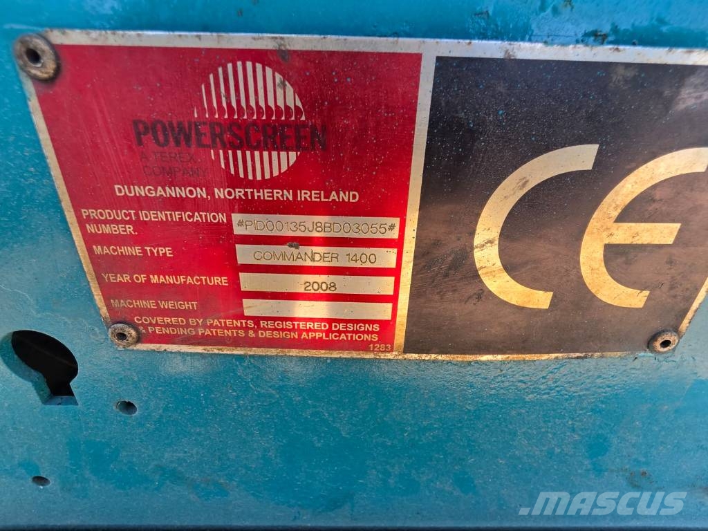 Powerscreen 1400 POWERSCREEN معدات العناية بالأرض - غير ذلك