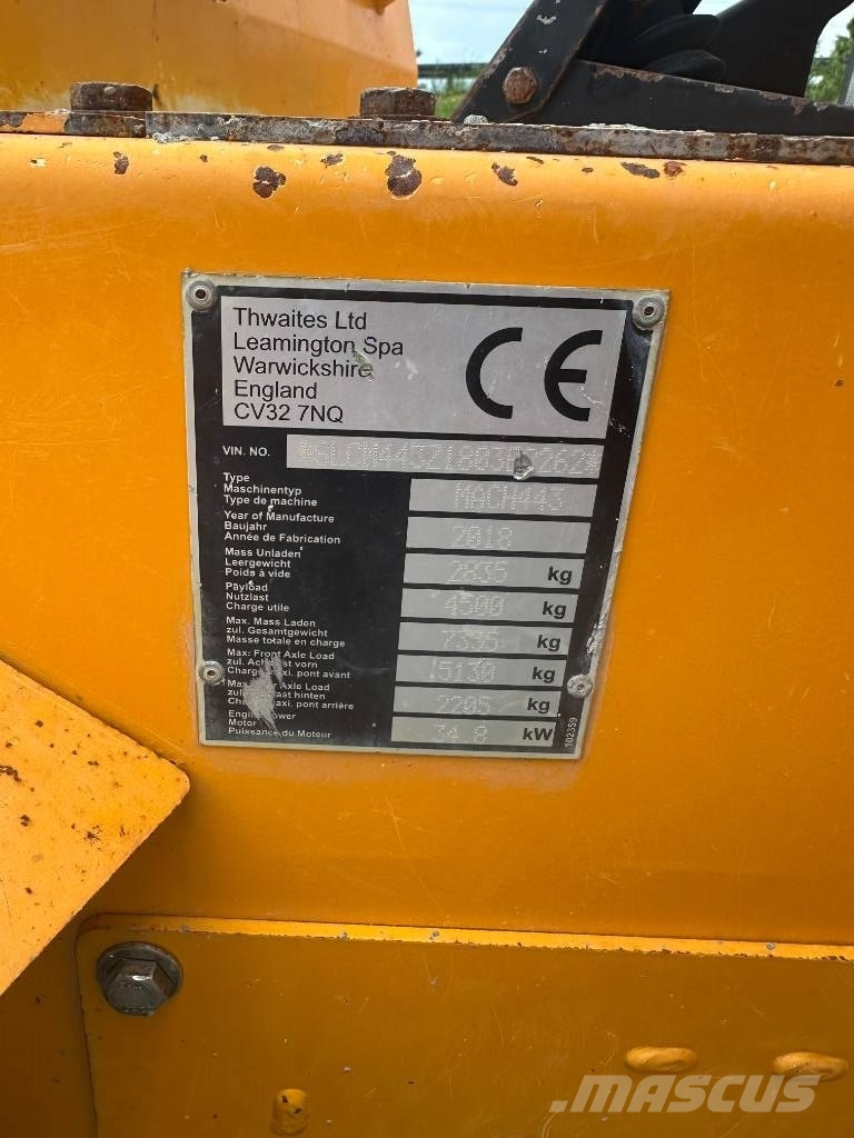 Thwaites ALLDRIVE 4.5 Vehículos compactos de volteo