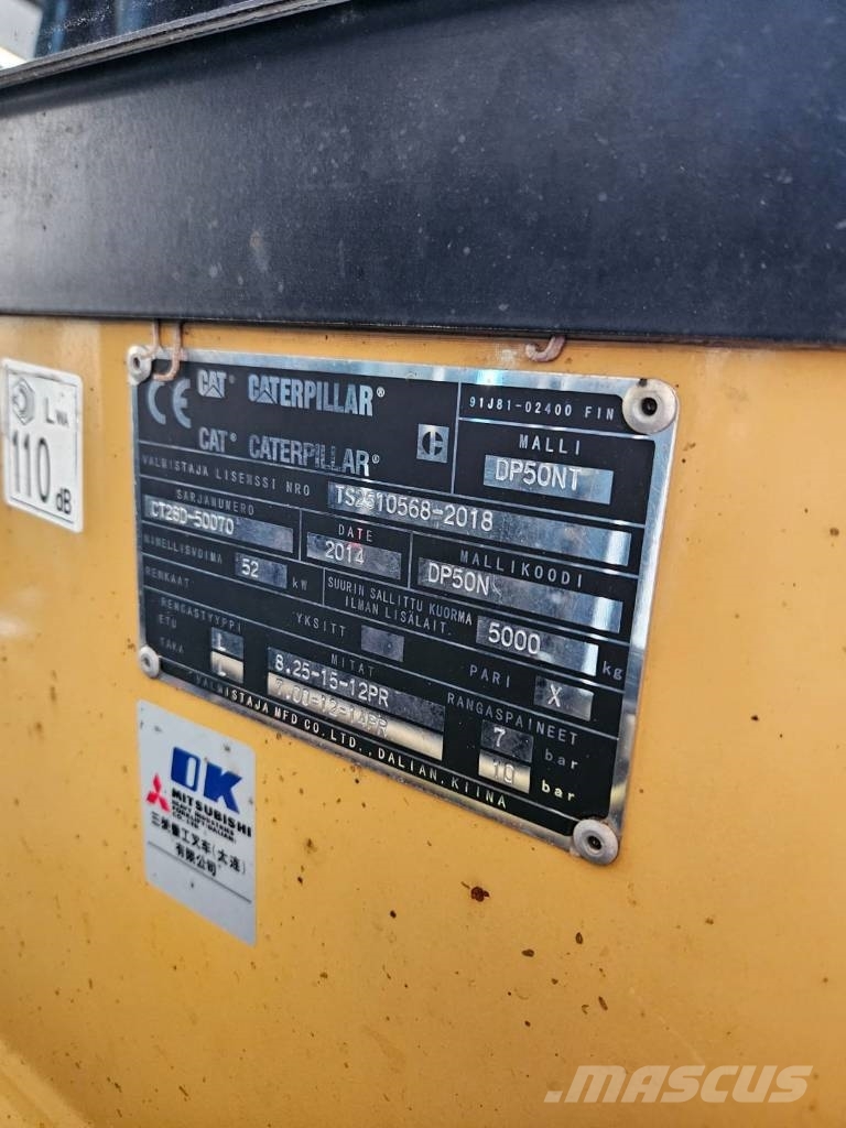 CAT DP50N Dieseltrukki 5t Dizelski viličarji