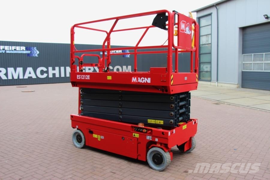 Magni ES1212E Electric, 12m Working Height, 320kg Capaci Šķerveida pacēlāji