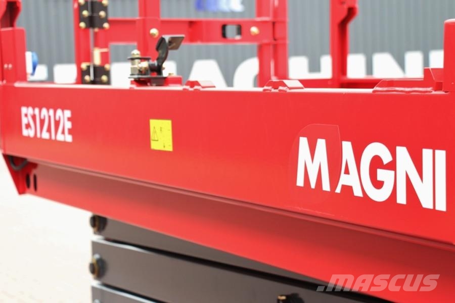 Magni ES1212E Electric, 12m Working Height, 320kg Capaci Šķerveida pacēlāji