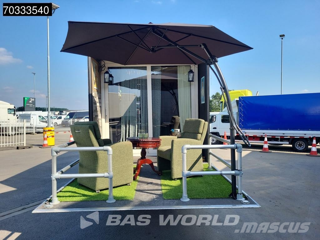 Renault Midlum 160 Midlum 4X2 7.5 tons NL Camper truck Liv Camiones con caja de remolque