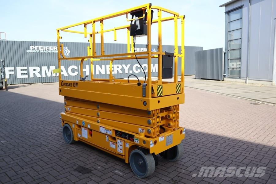 Haulotte Compact 10N Valid Iinspection, *Guarantee! 10m Wor Scissor lifts