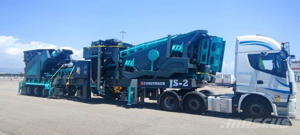 Constmach 300 TPH Mobile Stone Crushing and Screening Plant Mobil törőgépek