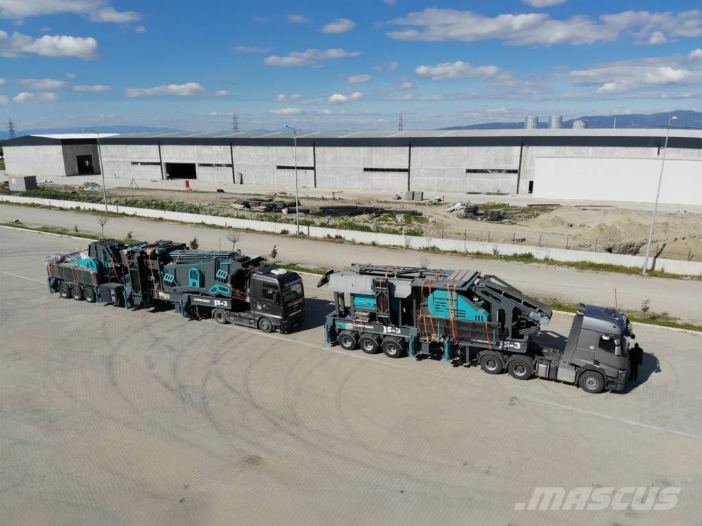 Constmach 300 TPH Mobile Stone Crushing and Screening Plant Mobil törőgépek