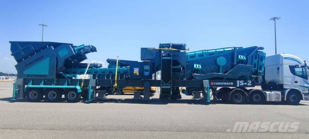 Constmach 300 TPH Mobile Stone Crushing and Screening Plant Mobil törőgépek