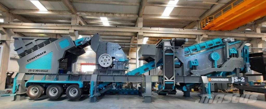 Constmach 300 TPH Mobile Stone Crushing and Screening Plant Mobil törőgépek