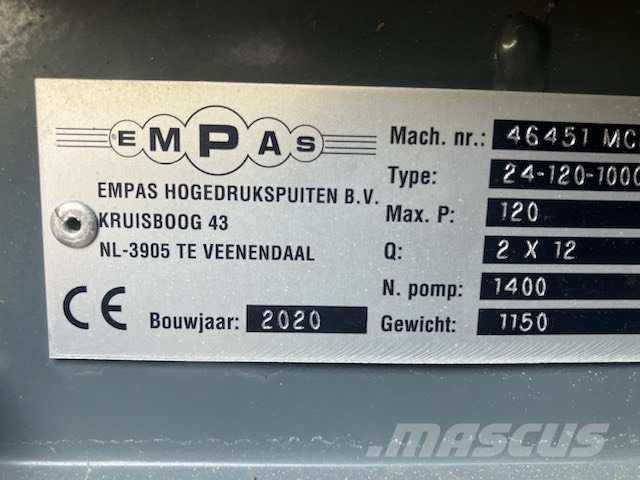 Empas MCB Twin Heißwassergerät Pomožni stroji