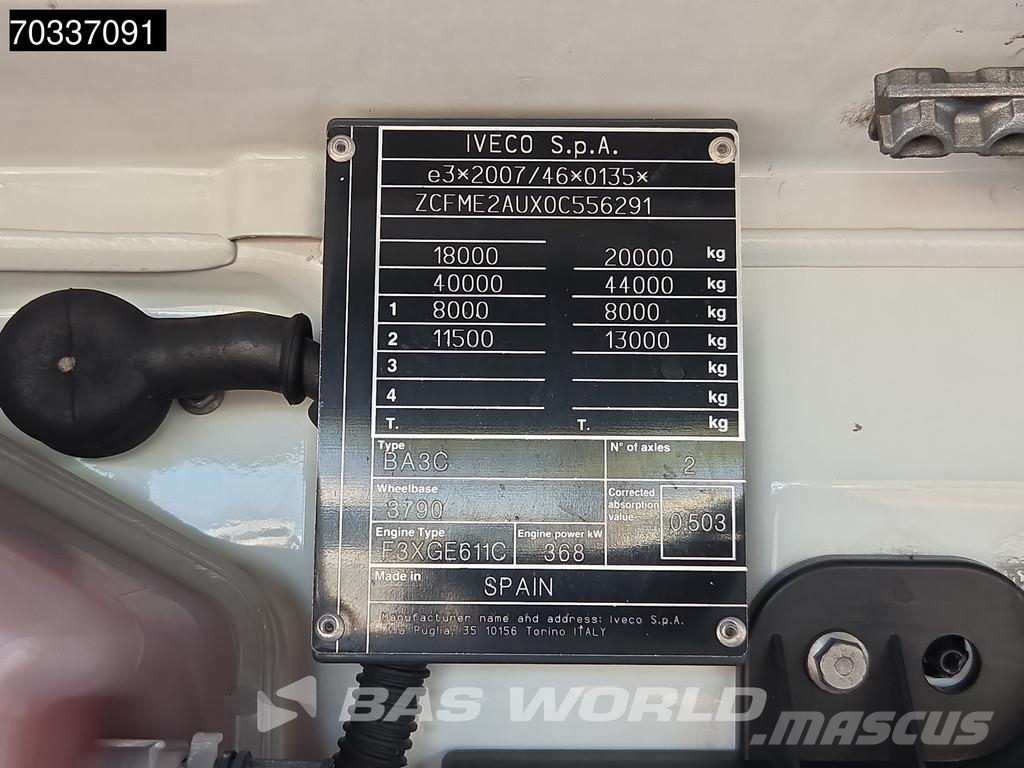 Iveco S-Way 500 S-Way 4X2 Retarder ITV 06-2027 2x Tanks Ciągniki siodłowe