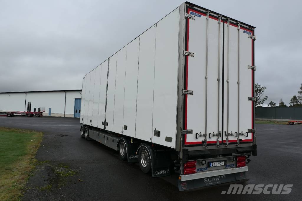 Närko D4zw12l62 Gesloten opbouw trailers