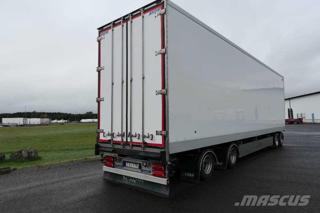 Närko D4zw12l62 Gesloten opbouw trailers