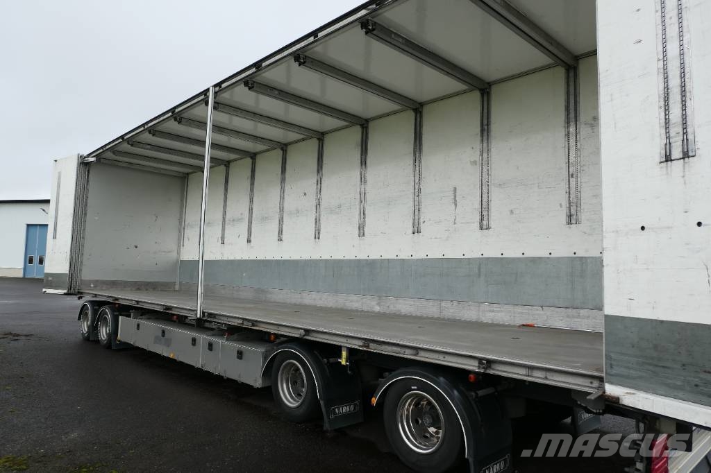 Närko D4zw12l62 Gesloten opbouw trailers