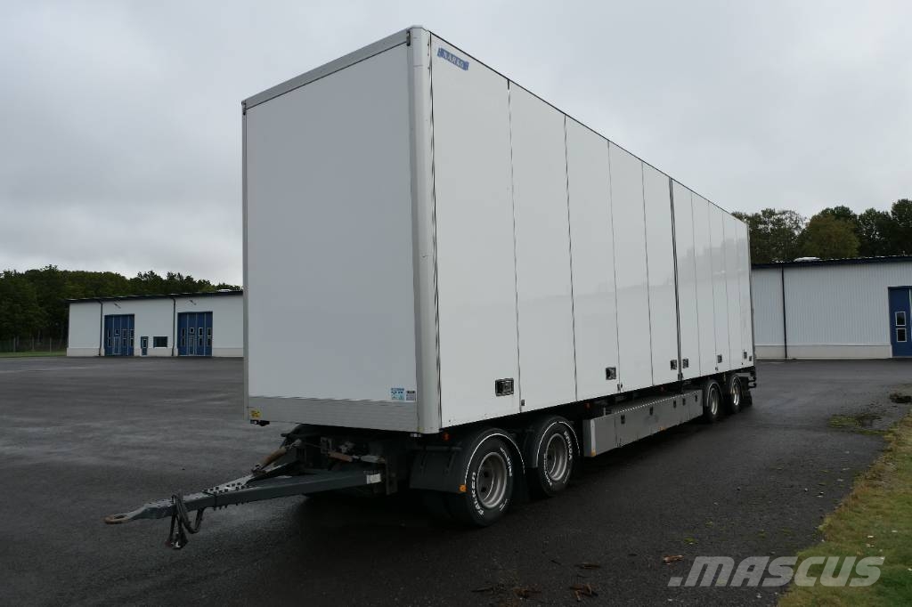 Närko D4zw12l62 Gesloten opbouw trailers