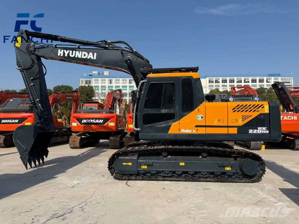 Hyundai hx220hd Gravemaskiner på larvebånd