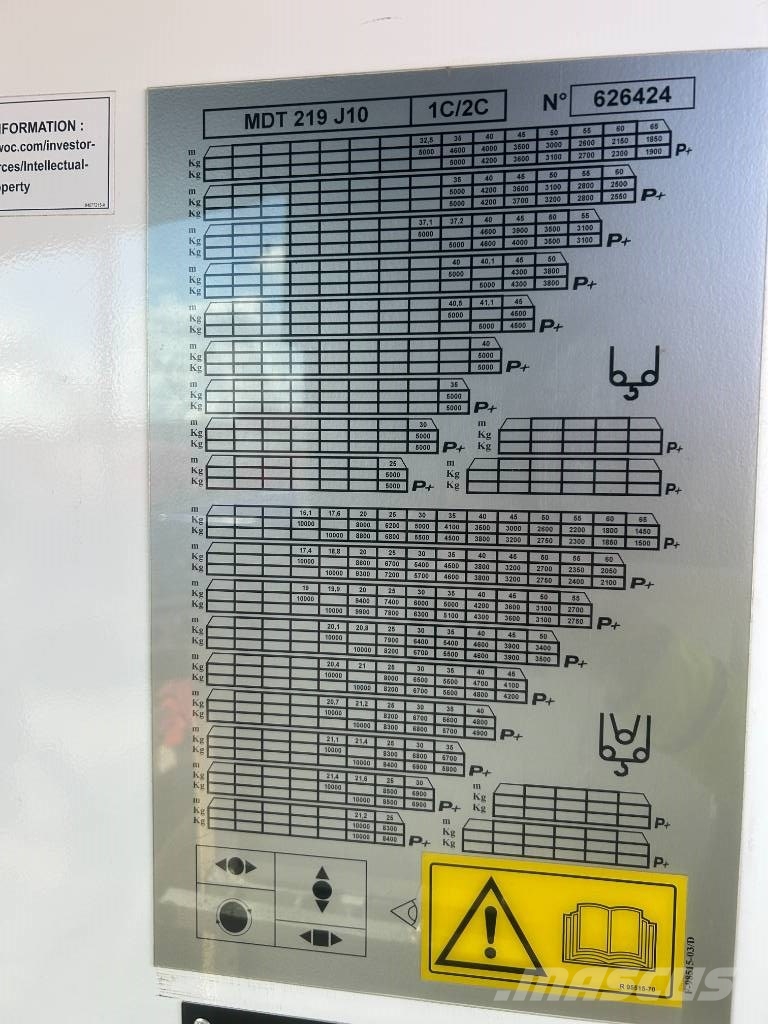Potain MDT219 J10 رافعات برجية