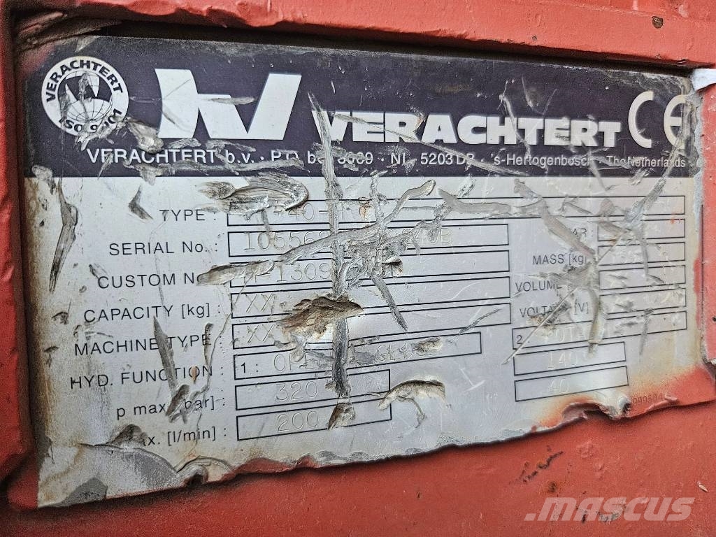 Verachtert VT40 Vágószerkezetek