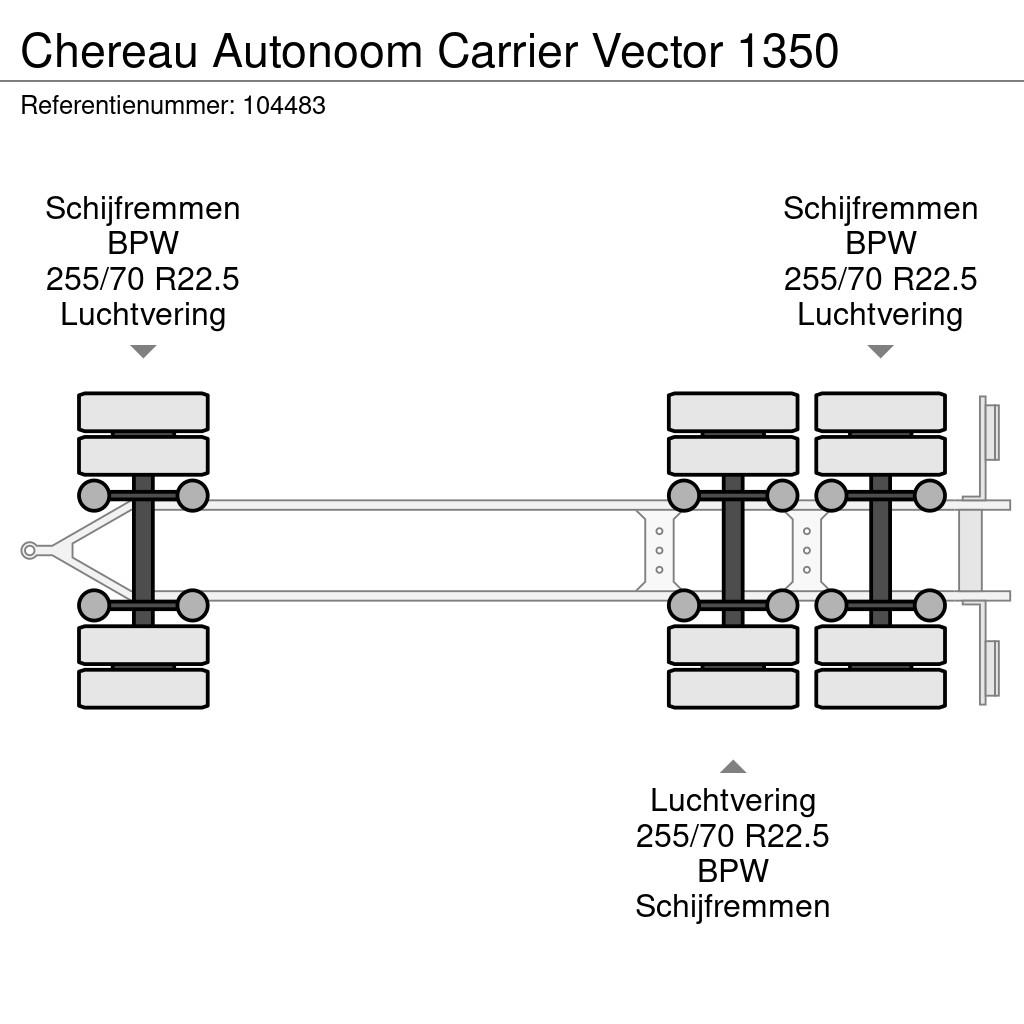 Chereau Autonoom Carrier Vector 1350 مقطورات بدرجة حرارة قابلة للضبط