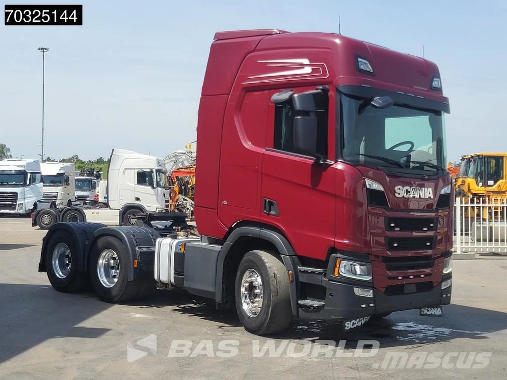 Scania R500 6X4 Retarder Full-Air Hydraulic Alcoa's Leder وحدات الجر