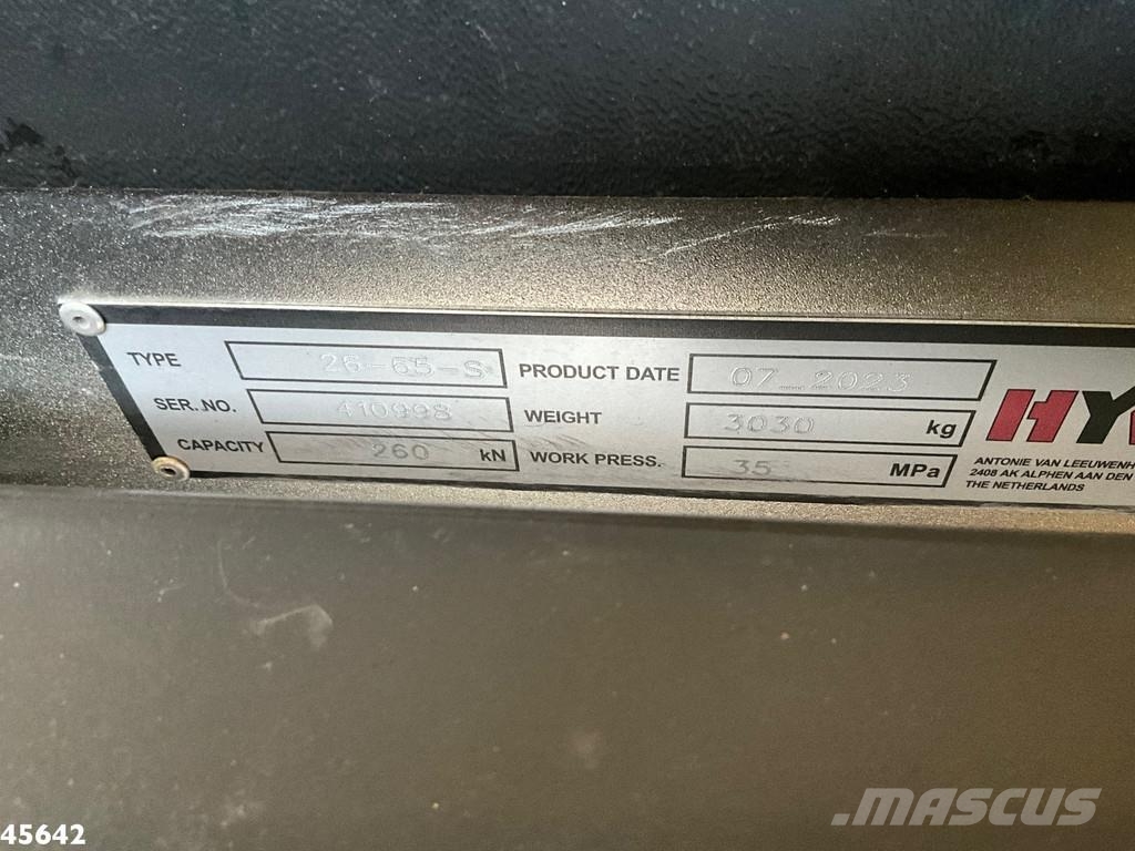 DAF FAN XD 450 Euro 6 Hyvalift 26 Ton haakarmsysteem Rol kiper kamioni s kukama za dizanje