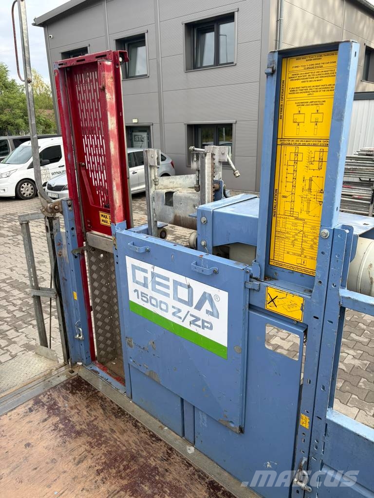 Geda 1500 Z ZP 吊車起重機、絞車吊貨機和物料升降機